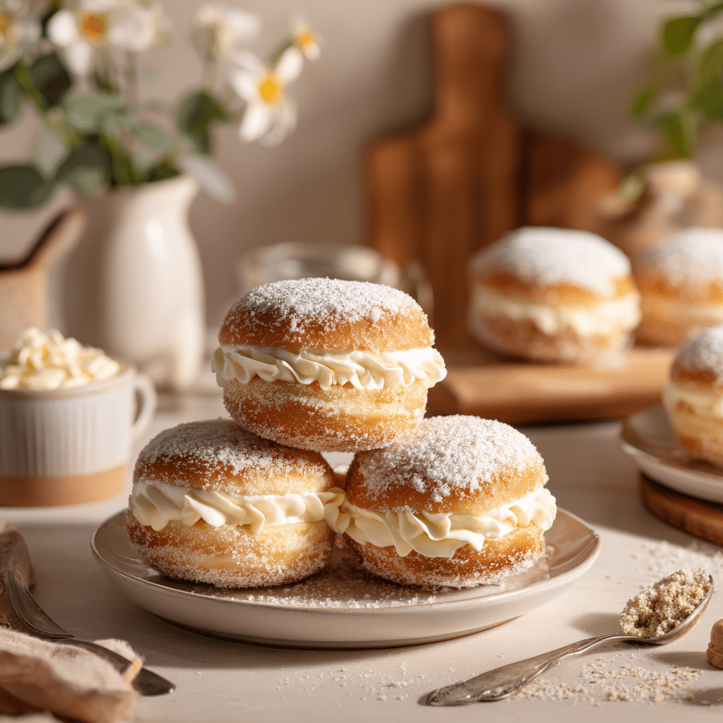 Bomboloni alla Crema Recipe - Recipe Image
