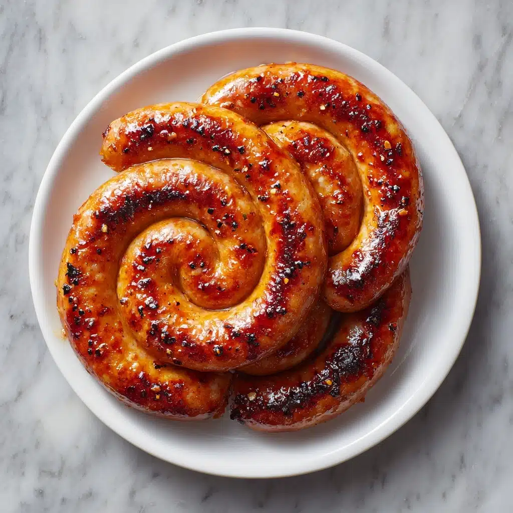 Oven-Roasted Spiral Sausage Recipe - Recipe Image