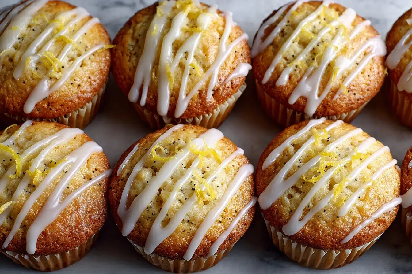 Homemade Lemon Poppy Seed Muffins Recipe - Recipe Image