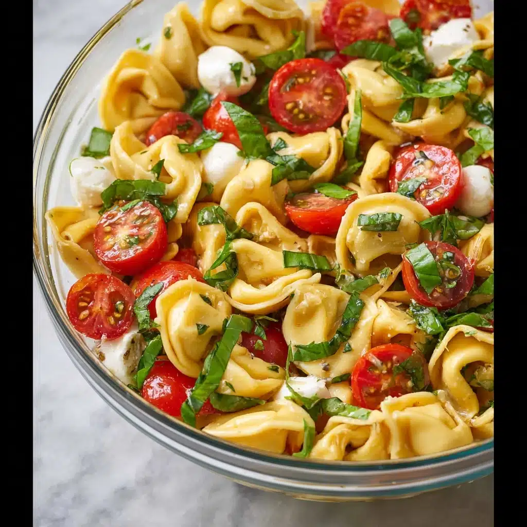 Tortellini Caprese Salad Recipe - Recipe Image