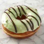 Pistachio Cream Donuts with Chocolate Drizzle Recipe
