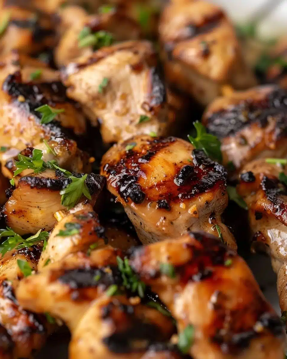 Grilled Thai Coconut Chicken Skewers Recipe - Recipe Image