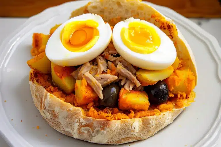 Tunisian Tuna Fricassé Sandwich Recipe