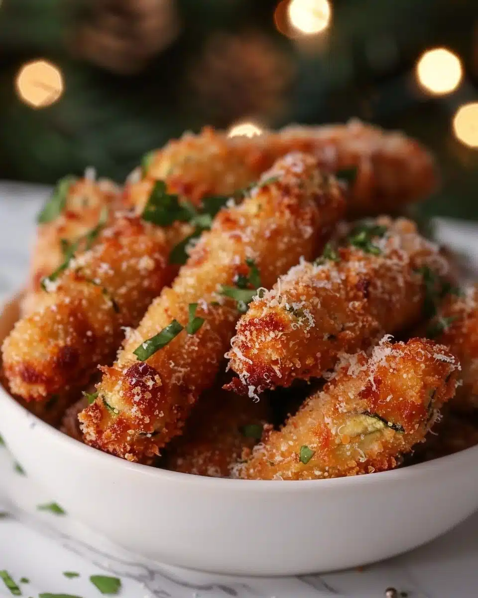 Baked Parmesan Zucchini Sticks Recipe - Recipe Image