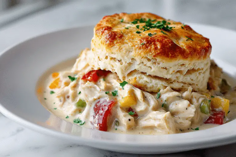 Chicken and Biscuit Pot Pie Recipe
